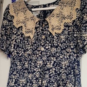 Karin Steven's dress size 10 black and tan color